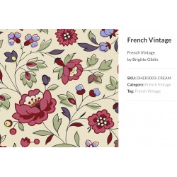 French Vintage DHER 3003 Cream