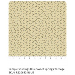 Sample Shirtings R220652 Blue