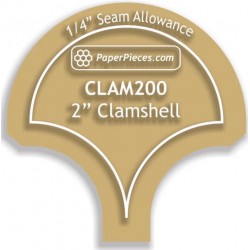 Gabarit acrylique Clamshell...