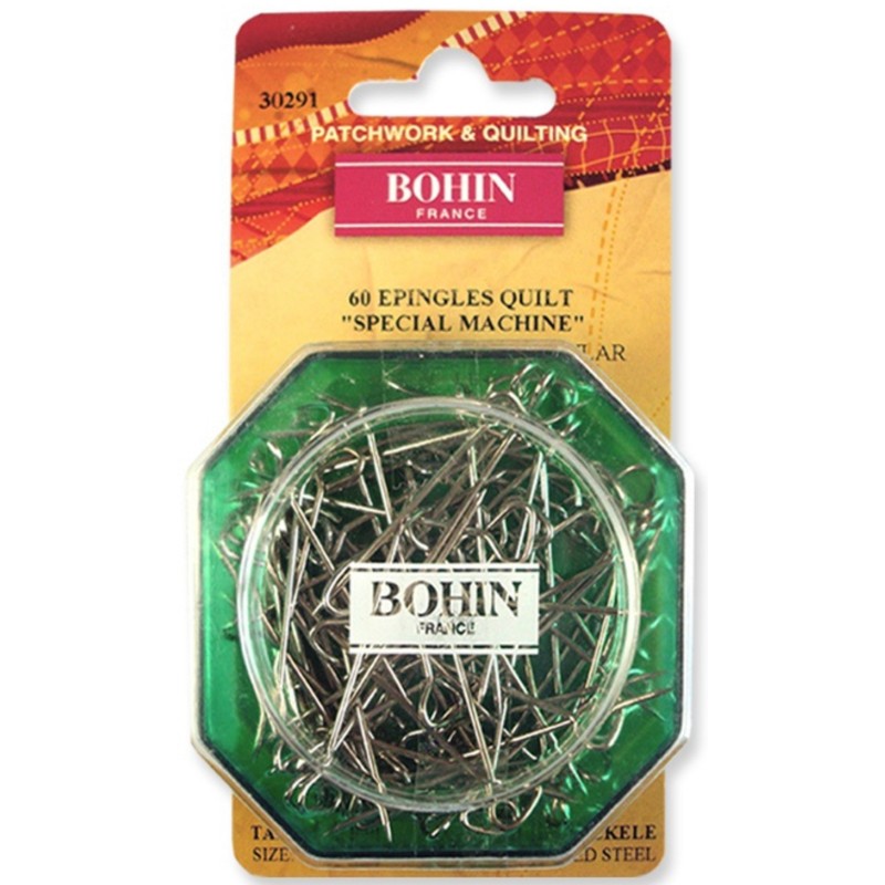 60 épingles quilt special machine T pins Bohin
