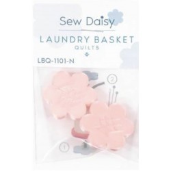 Sew Daisy pink laundry Basket