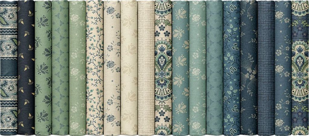 Collection Blue Palisades par Paula Barnes - Marcus Fabrics - les 18 tissus